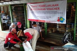 PMI salurkan bantuan untuk korban kebakaran di Pulau Sebuku