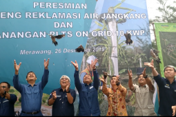 Antara TV - Peresmian dan Pencanangan PLTS Kampoeng Reklamasi PT Timah
