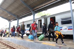 Arus balik KA dari Banyuwangi