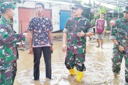 Di Cibodas Kota  Tangerang, banjir berangsur surut