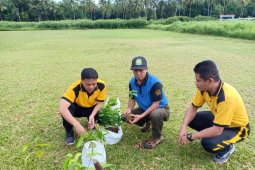 Polres HST peduli penghijauan dengan tanam pohon