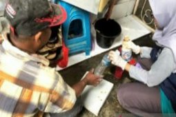 Jakpus lakukan disinfeksi pascabanjir di rumah warga
