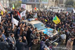 Jenazah syahid Soleimani dipulangkan ke Iran