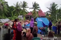 Puting beliung di Sultra rusak rumah warga di tiga Kabupaten
