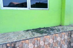 Gempa 6,4 SR, Kaca Kantor MPU Simeulue Aceh pecah