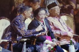 Presiden dan Wapres hadiri Rakernas PDIP di Kemayoran