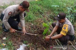 Polsek Mataraman lakukan penghijauan