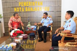Wali Kota terima kunjungan Danlanud Sjamsudin Noor