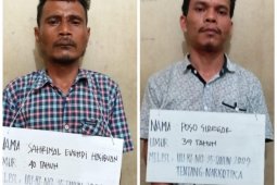 Dua warga Angkola Barat ditangkap Sat Resnarkoba Polres Tapsel