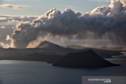 Gempa vulkanik Gunung Taal guncang Filipina selatan 25 kali dalam sehari