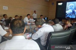 Gubernur bahas pembangunan perhubungan bersama Dishub se-Babel dengan Video Conference