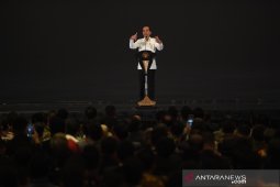 Hadiri acara HIPMI, Presiden Jokowi sebut Sandiaga kandidat Capres 2024