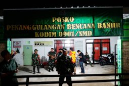 Kodim 0901/Smd Dirikan Posko Penangulangan Bencana Banjir