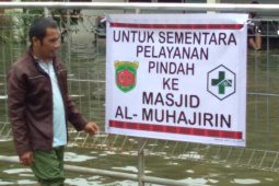 Pelayanan Puskesmas Bengkuring dialihkan ke halaman Masjid Al Muhajirin