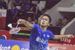 Anthony Ginting dan Jonatan Christie lolos perempat final Indonesia Masters