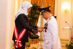 Dapat penghargaan dari Singapura, Khofifah ucapkan selamat ke Mendagri