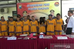 Polres Madiun tangani lima kasus narkoba, 11 tersangka ditangkap