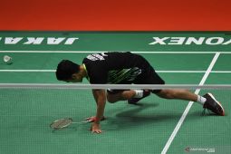 Piala Thomas: Ginting akui sempat tertekan di awal permainan melawan Lu Guang Zu