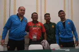 Konferensi pers PSM Makassar - Lalenok United, Timor Leste