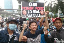 Kemenkumham didemo terkait pernyataan Yasonna "Tanjung Priok kawasan miskin, kumuh dan kriminal"