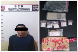 Buser Polsek Banjarmasin Barat ringkus pembawa lima paket sabu-sabu