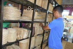 Perajin Amuntai ubah gulma eceng gondok jadi barang mahal