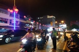 Kawasan Pecinaan Pontianak padat menjelang pesta kembang api