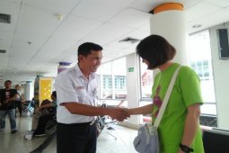 Manajemen KAI Sumut gelar program "Sapa Pelanggan Kereta Api"
