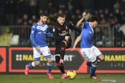 Liga Italia, Gol semata wayang Rebic bawa Milan tundukkan Brescia