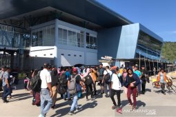 Minggu sore, penyeberangan ke Sabang terpantau padat