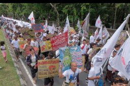 Aksi tolak reklamasi Teluk Benoa