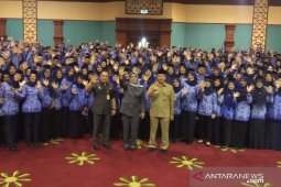 Bupati Bogor berpesan masalah kedisiplinan kerja saat lantik 577 PNS Bogor