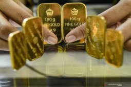 Emas Antam melonjak tajam Rp11.000/gram