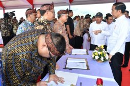 Presiden Jokowi apresiasi Kementerian PUPR lakukan kontrak proyek pada awal tahun