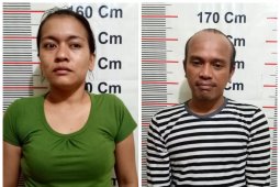 Polisi Gebang Langkat tangkap bukan pasangan suami istri bawa sabu-sabu