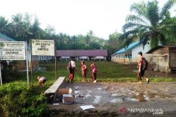 Air yang membanjir di Tapanuli Selatan  sudah surut