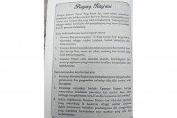 Ini bukti dari Piagam untuk jaga Gunung Rinjani