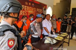 Polisi Aceh Utara ciduk 12 tersangka terlibat narkoba, 1 pelajar SMP