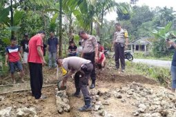 Polisi bangun rumah warga tidak mampu di  Nias Utara