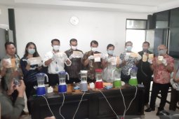 1.148,62 gram sabu dan 378 ekstasi diblender