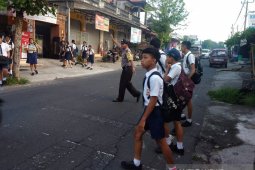 Polres Gianyar gelar personel  di sejumlah titik kemacetan