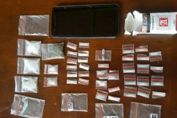2 kg sabu dari Malaysia disita Polres Tanjung Balai