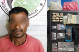 Polsek TBU tangkap "Dayak" agen ganja dan sabu