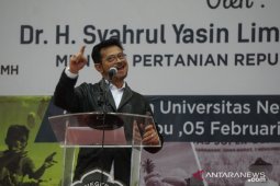 Mentan sebut bertani bisa dimulai dengan tidak membuang biji buah