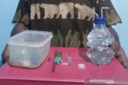 Polisi Aceh Utara temukan sabu dan alat isap dari pemuda ini