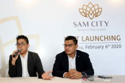 Sebelum "soft launching", perumahan Sam City sudah terjual 30 persen