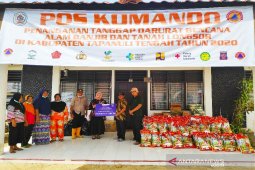 BI Sibolga bantu korban banjir Tapteng dengan sembako senilai Rp30 juta