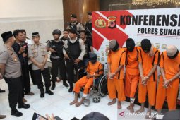 Dua anggota geng motor pelaku penganiayaan di Sukabumi ditembak kakinya karena melawan