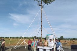 Presiden Jokowi tanam Marsawa di Hutan Pers