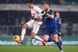 Hasil liga Italia, Juventus  ditekuk Verona 1-2